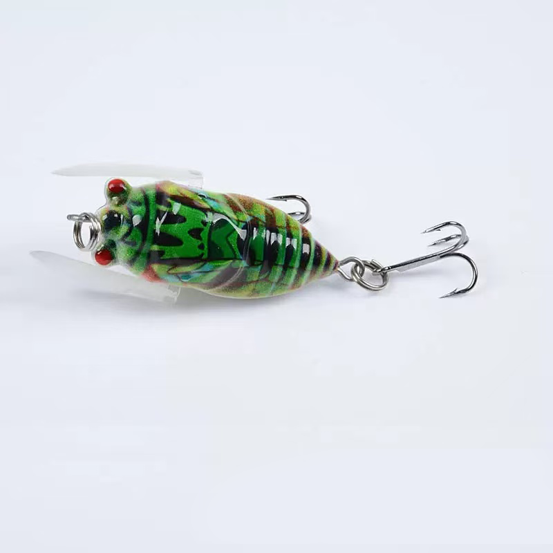 Cicada Lifelike Topwater Fishing Lures Popper Topwater Lure for Bass Hard Plastic Bass Fishing Lure – Crankbait – view 3