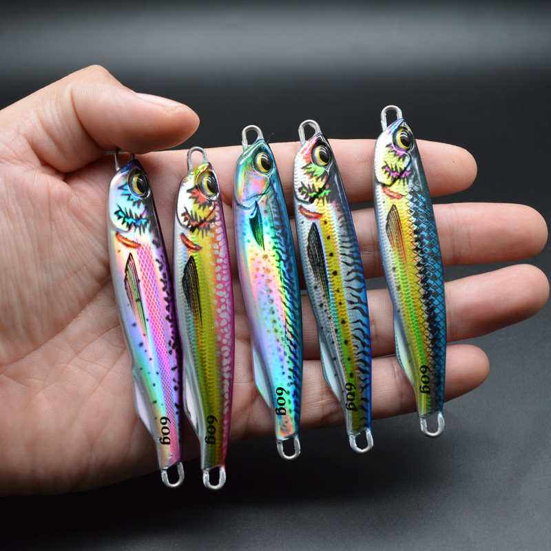 3D Printed DUO Slow Fall Pitch Jigging Metal Lure Bait 30g/40g/60g for Sea Bass Pike Fishing Jig Lure – Metal Lure – view 4