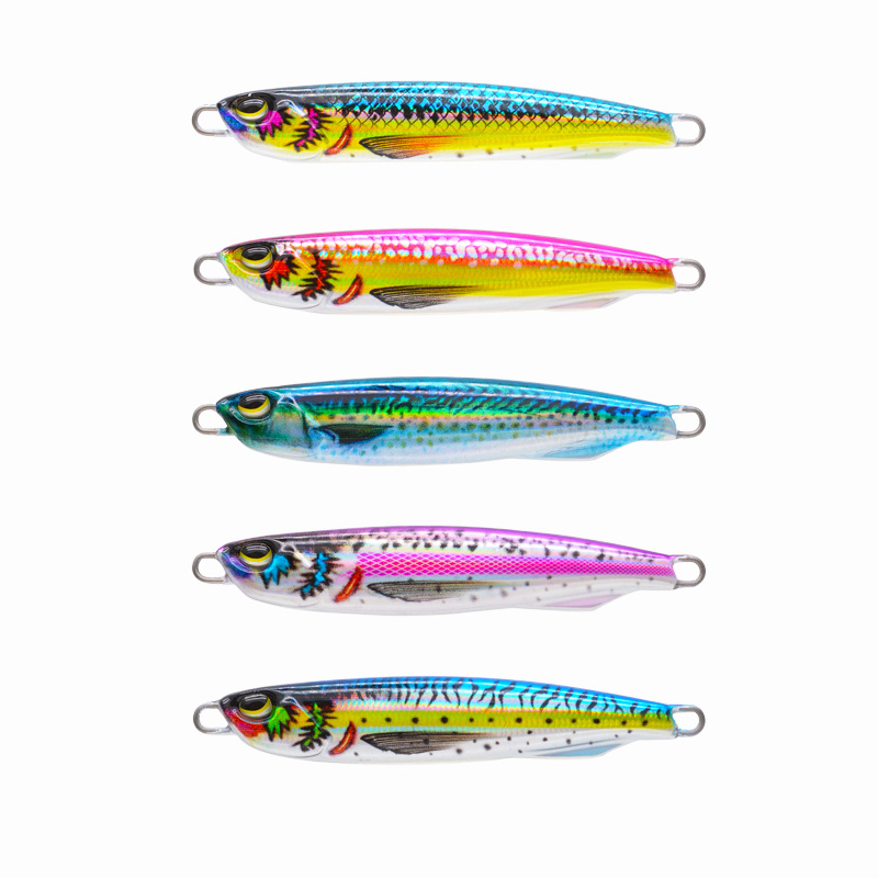 3D Printed DUO Slow Fall Pitch Jigging Metal Lure Bait 30g/40g/60g for Sea Bass Pike Fishing Jig Lure – Metal Lure – view 3