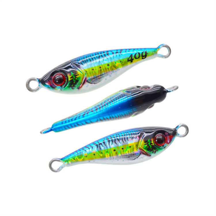30g 60g 3D Printing Luminous Fishing Lead Jig Lure Slow Casting Glow Belly UV Light Effect Bottom Bait – Metal Lure – view 1