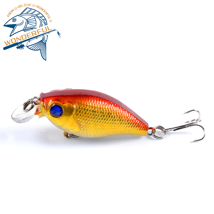57mm 7g Plastic Bionic 3D Eyes Multi Colors Diving Wobblers Fishing Hard Crankbait Lure – Crankbait – view 2