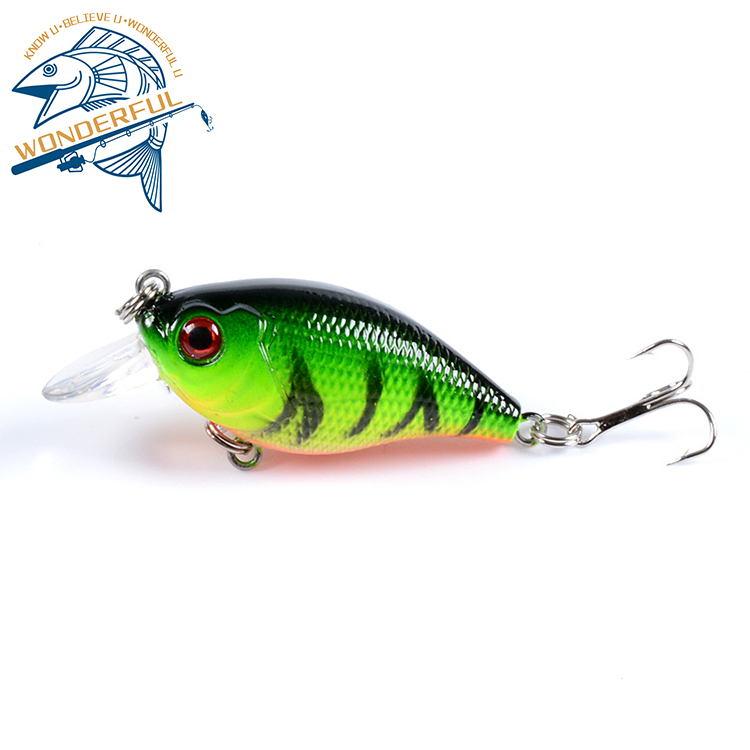 57mm 7g Plastic Bionic 3D Eyes Multi Colors Diving Wobblers Fishing Hard Crankbait Lure – Crankbait – view 3