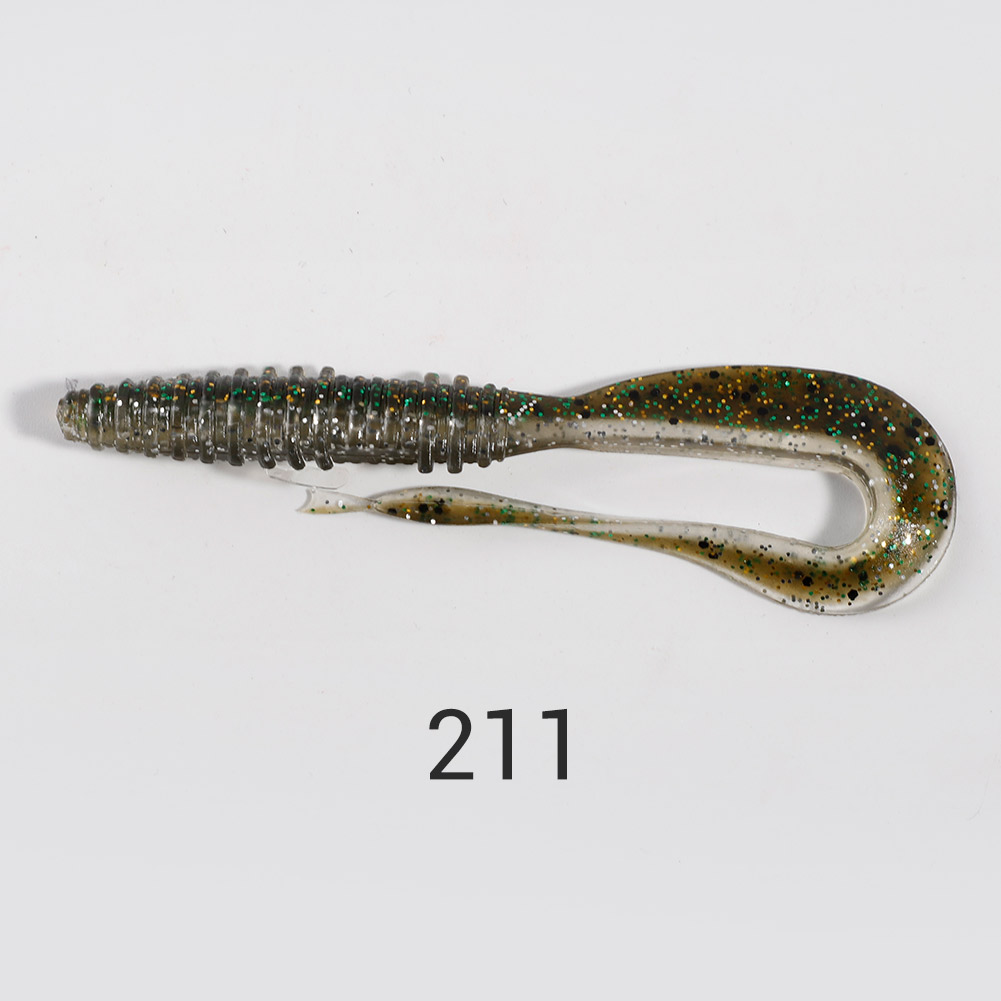 NOEBY 2.7g Soft Silicone Lures Special Tail Worms Bait Smelling Isca Luminous Lure for Carp Bass Saltwater Freshwater – Worms & Grubs – view 5