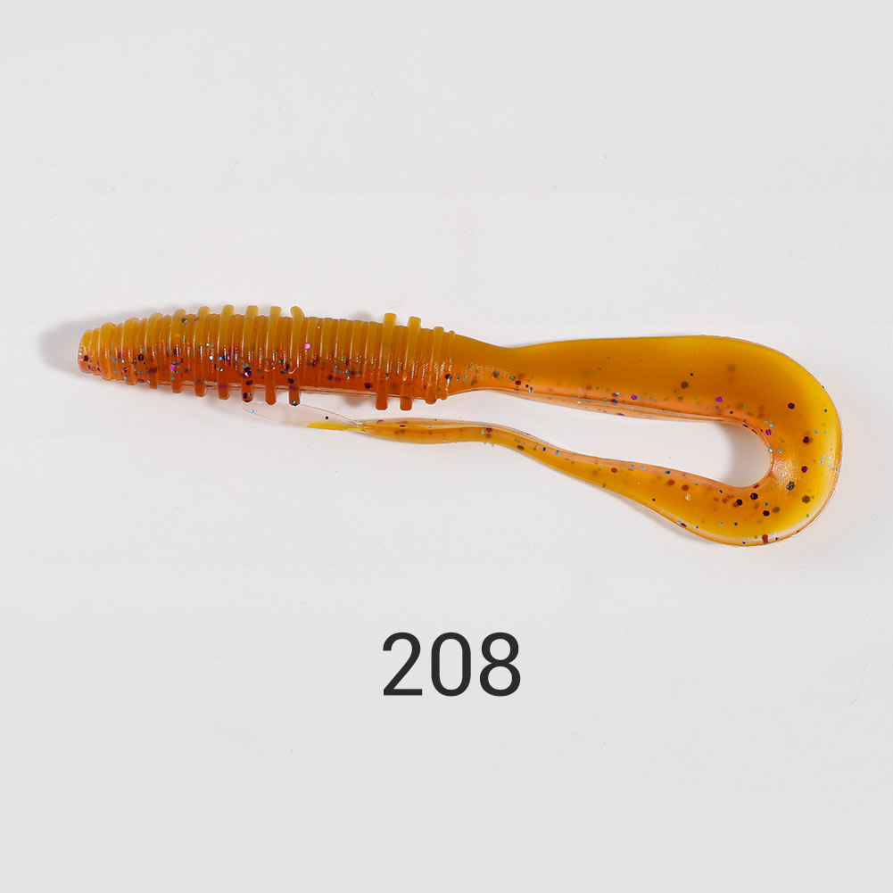 NOEBY 2.7g Soft Silicone Lures Special Tail Worms Bait Smelling Isca Luminous Lure for Carp Bass Saltwater Freshwater – Worms & Grubs – view 3