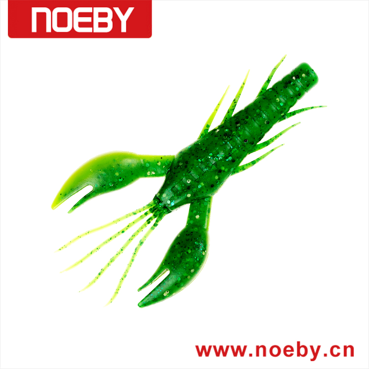 NOEBY Artificial Plastic Bait Plastic Craw Shrimp Jerkbait Soft Fishing Lures – Soft Lure – view 3