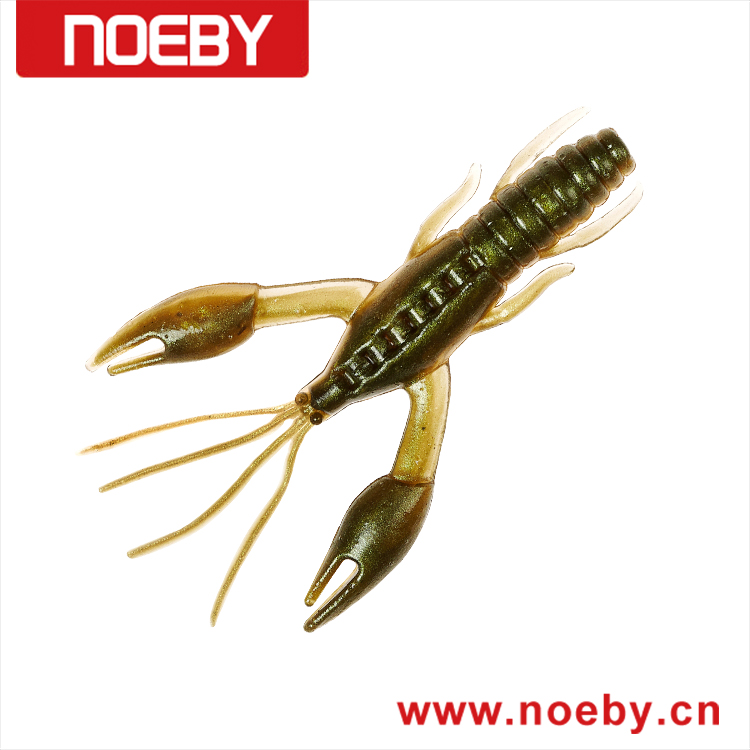 NOEBY Artificial Plastic Bait Plastic Craw Shrimp Jerkbait Soft Fishing Lures – Soft Lure – view 4