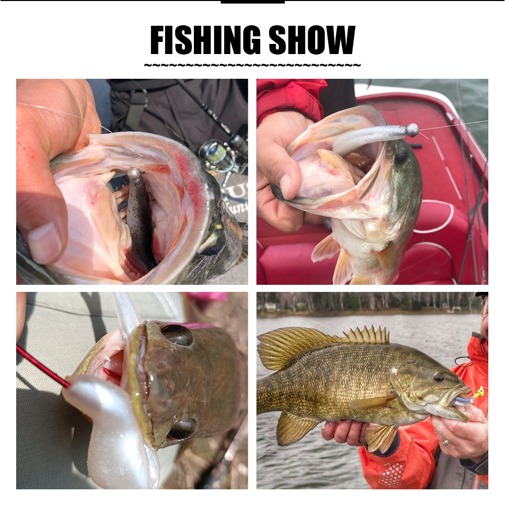 Cheery TPR Floating Jerk Bait Shad Minnow Soft Fishing Lure 10x Strong Artificial Bait Split Tail Drop Shot Bass Pike Zander – Worms & Grubs – view 5