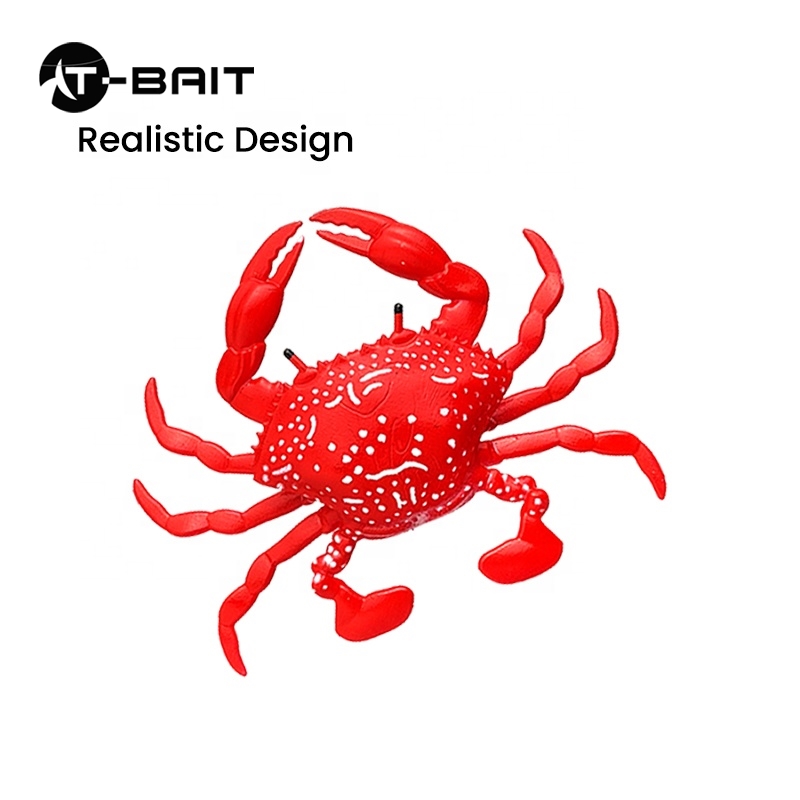 Bionic Soft Crab Bait Freshwater Saltwater 8Cm/10G Floating Stream Fishing Lures Artificial Seabass Wobbler Isca – Other Soft Lure – view 5