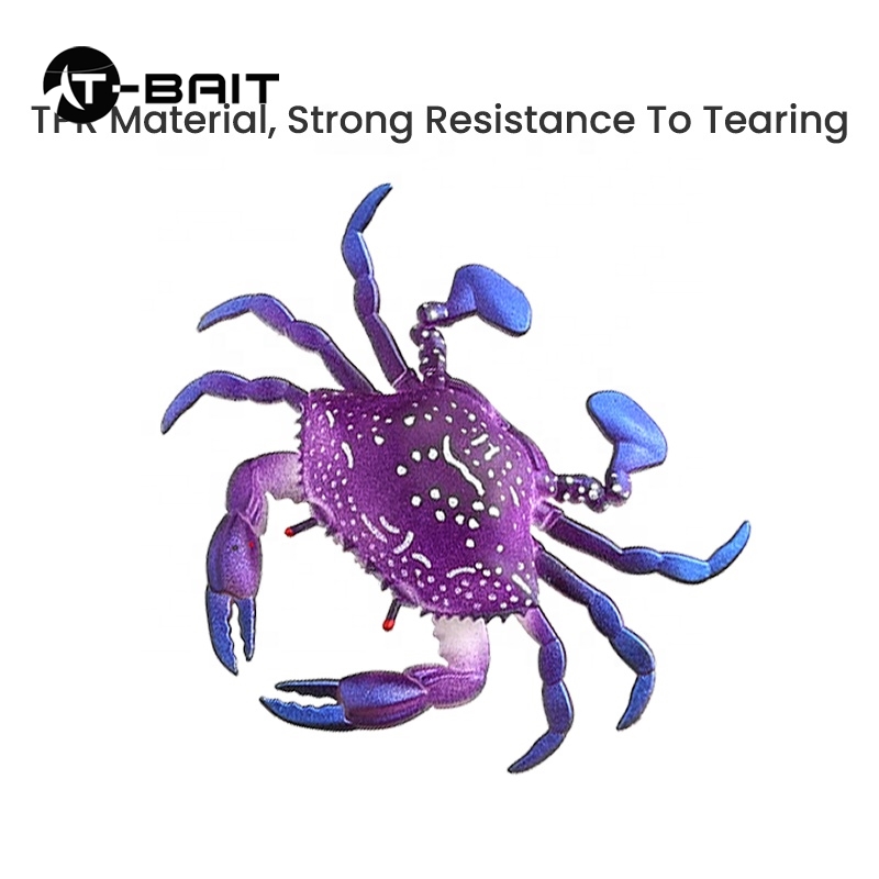 Bionic Soft Crab Bait Freshwater Saltwater 8Cm/10G Floating Stream Fishing Lures Artificial Seabass Wobbler Isca – Other Soft Lure – view 3