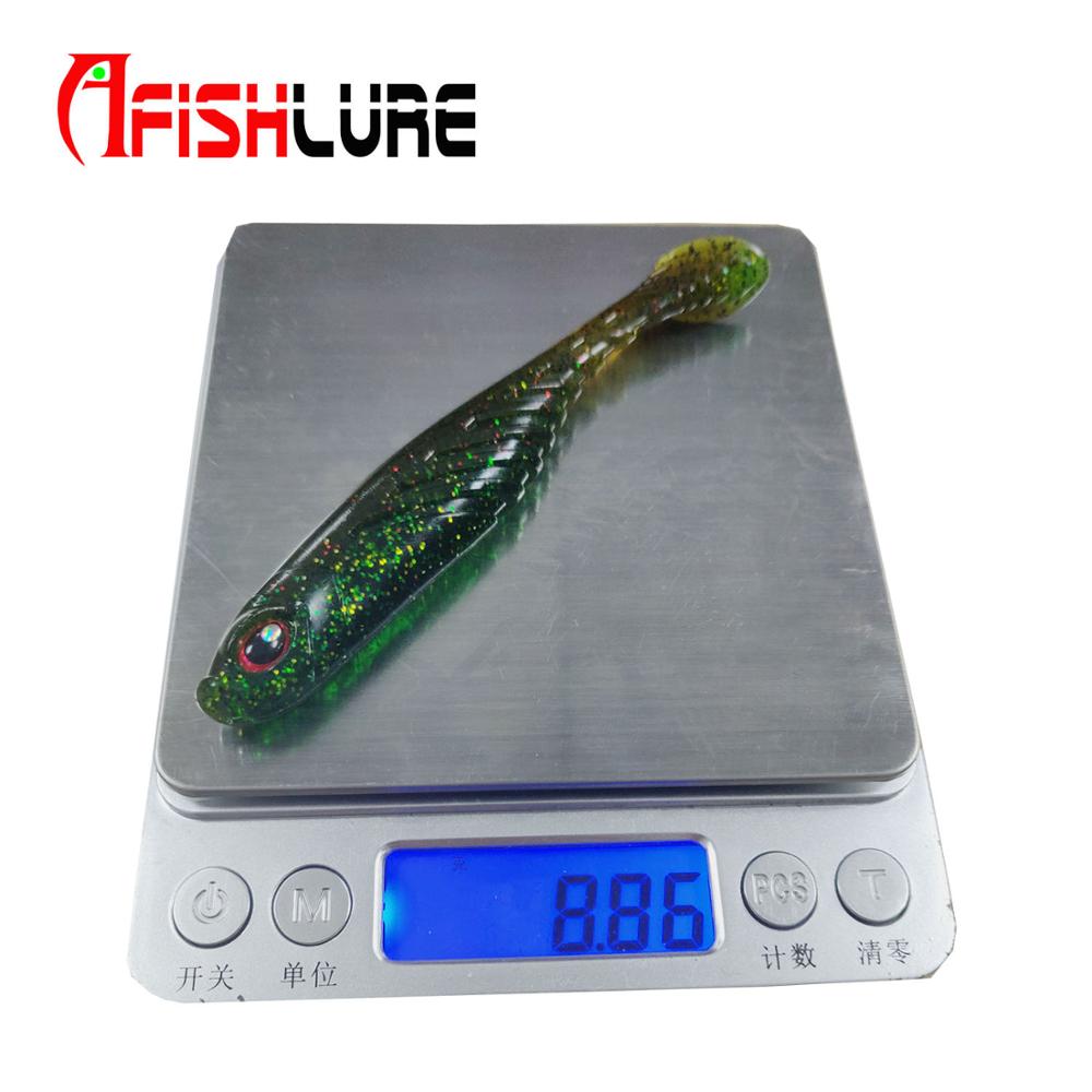 Artificial Bait Paddle Tail Fishing Ripple Shad Lure 105mm 8.8g Minnow Fish Silicon Soft Bait Bionic Fishing Lure – Soft Lure – view 3