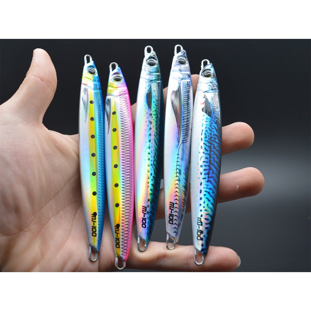 XUHANG TP01 Metal Slow Jig Fishing Lure Lead Fall Jigging Lure for Saltwater Fish and Marlin Variants From 20G to 350G – Metal Lure – view 5