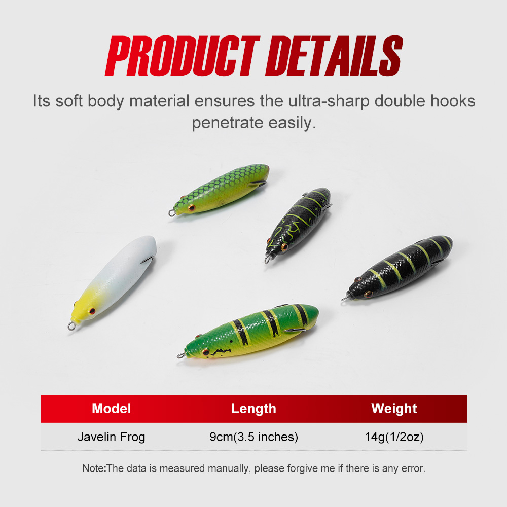 Wholesale Soft Artificial Rubber Fishing Frog Lures Hollow Body OEM Bullfrog Fishing Lure Factory – Soft Lure – view 5