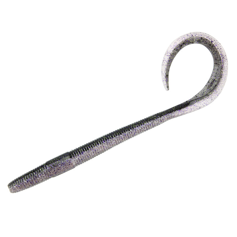 NewBility Big Ribbon Tail Worms Lure 135mm 165mm Tail Big Grub Silicone Swimbait Artificial Soft Bait for Bass Pike Freshwater – Worms & Grubs – view 5