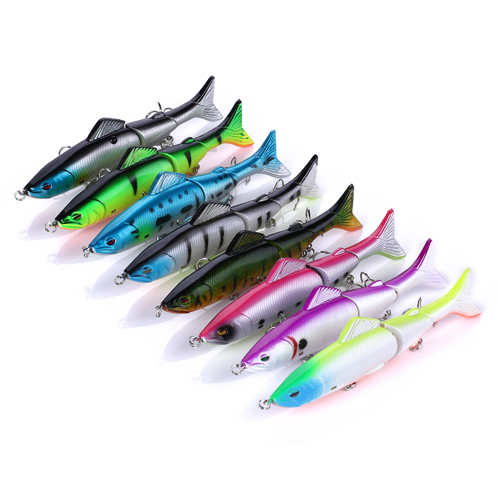 Hengjia Swimbait 12.5CM-17.7G Wholesale Swimbait Multi Jointed Lure Jerkbait Fishing Hard Glide Bait – Soft Lure – view 1