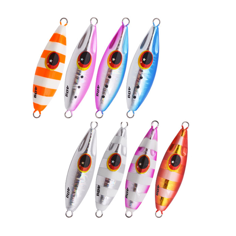 CHEERY 30g-120g Saltwater Lures Assist Hook Peche Fishing Metal Jig Head with Spinner Blade Fast Slow Fall Pitch Jigs Fish – Metal Lure – view 2