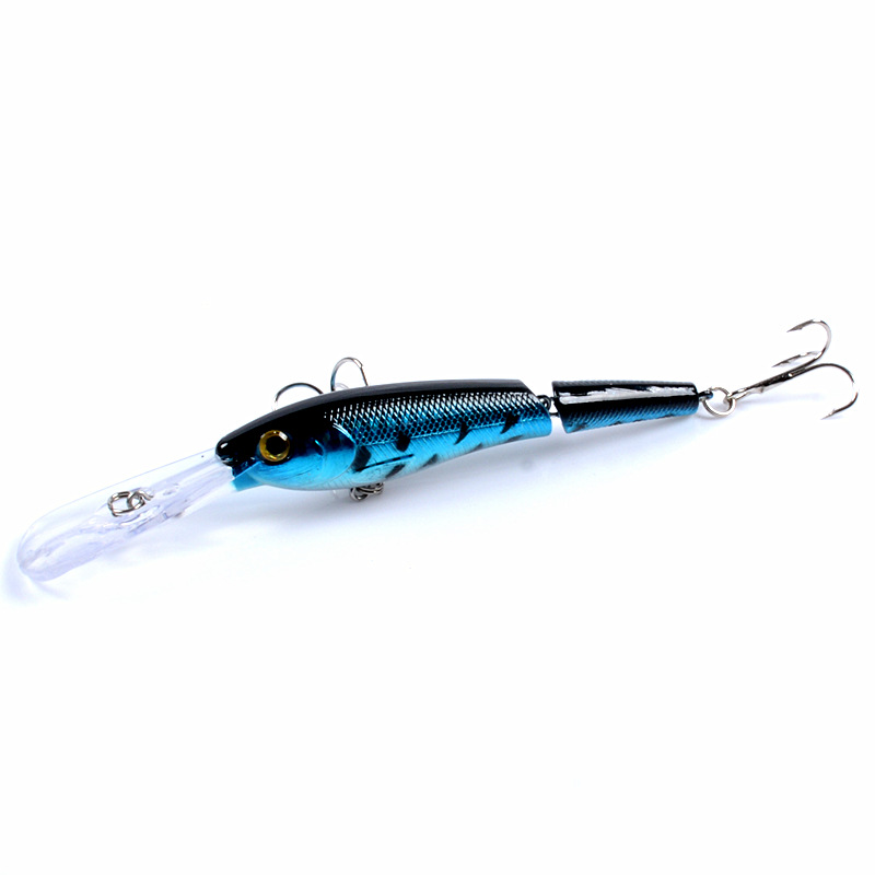 Fishing Lure Swimbait 133mm 13.4g Joint Muti Fish Minnow Sea Fishing Lure BaitStrong Hooks Lures for Sea Fishing Depth0.5m-3m – Swimbait – view 4