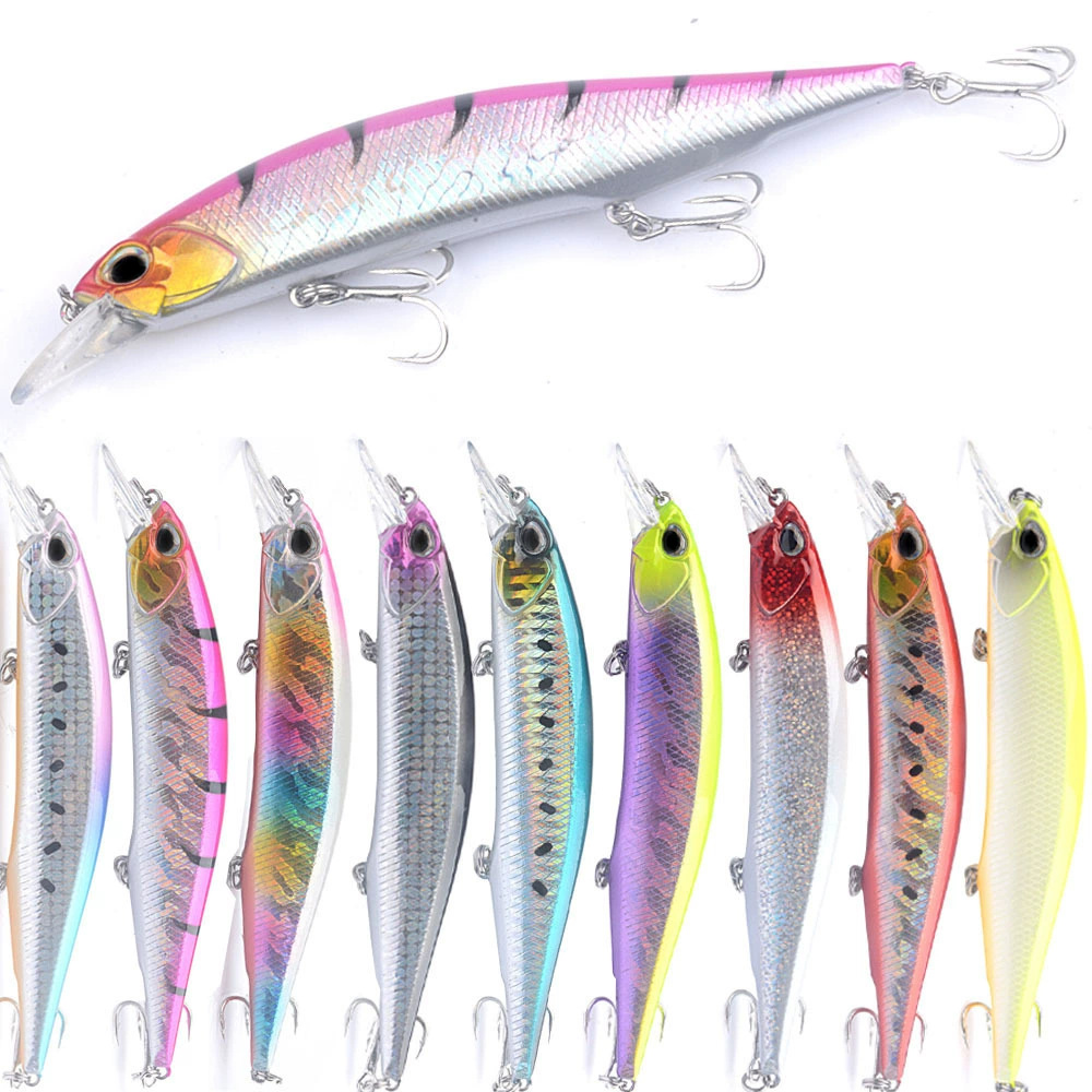 Far-Cast Damino Luya Plastic Bait 13.4cm/17.5g False Bait for Sea Fishing with Orkin Hook Hard Bait Wholesale Fishing Supply – Minnow – view 2