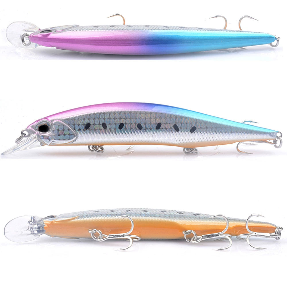 Far-Cast Damino Luya Plastic Bait 13.4cm/17.5g False Bait for Sea Fishing with Orkin Hook Hard Bait Wholesale Fishing Supply – Minnow – view 4