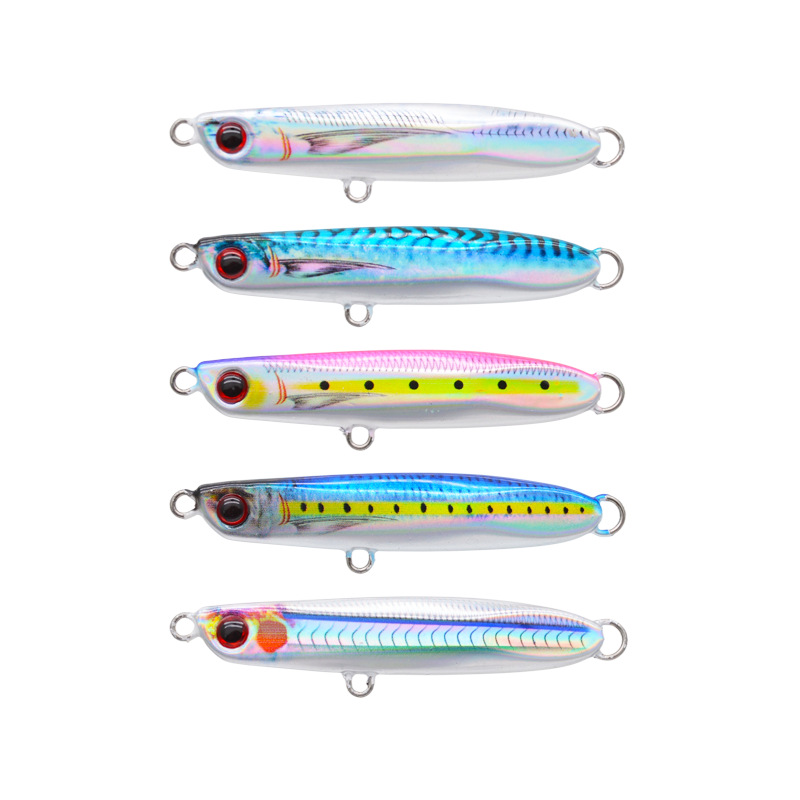32g Lead Alloy Long Cast Jigging Lure for Saltwater Bass & Mackerel 3D Printed No Hooks – Metal Lure – view 1