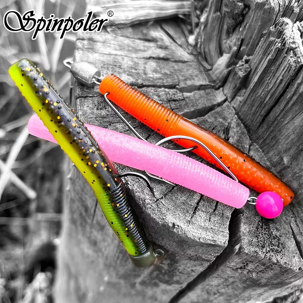 Spinpoler Soft Worm Senko Finesse TPR Ned Worm Rig 2.75" Stickbait Fishing Lures Swim Bait River Saltwater Swimbait Bass Pike – Worms & Grubs – view 2