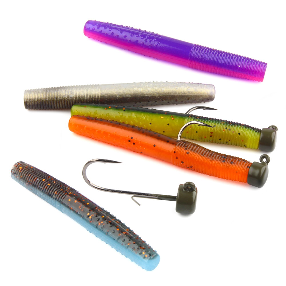Spinpoler Soft Worm Senko Finesse TPR Ned Worm Rig 2.75" Stickbait Fishing Lures Swim Bait River Saltwater Swimbait Bass Pike – Worms & Grubs – view 5