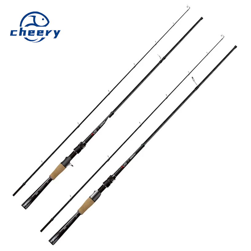 Large Taper Universal Luya Rod Fuji Accessories High Sensitivity Lightweight Carbon 2-Piece Cork Handle Super Fish Fishing Rod – Fishing Rod – view 1