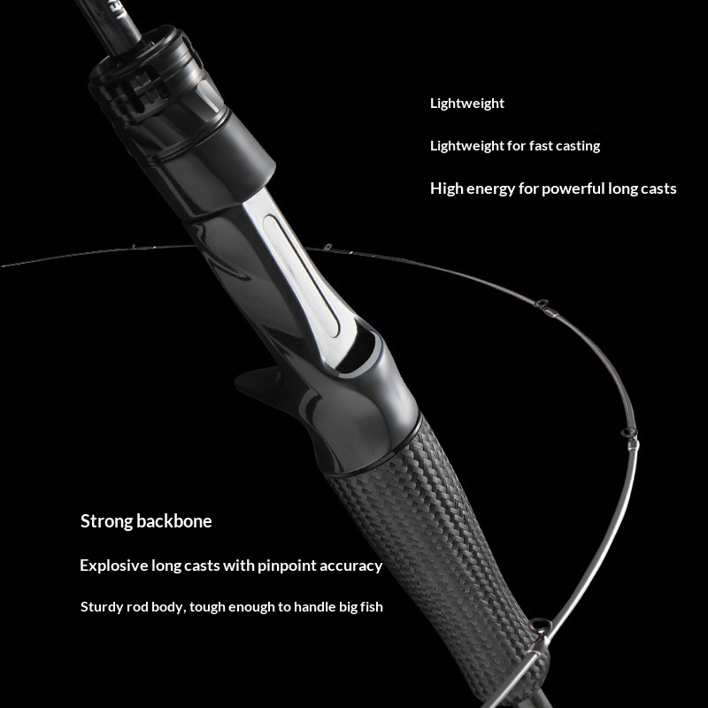 Demon Hunter Magic Owl Worm Rod Single Rod High Carbon M40X Light Straight Handle Luya Rod Bass Bump Bottom Stream Fishing Rod – Fishing Rod – view 3