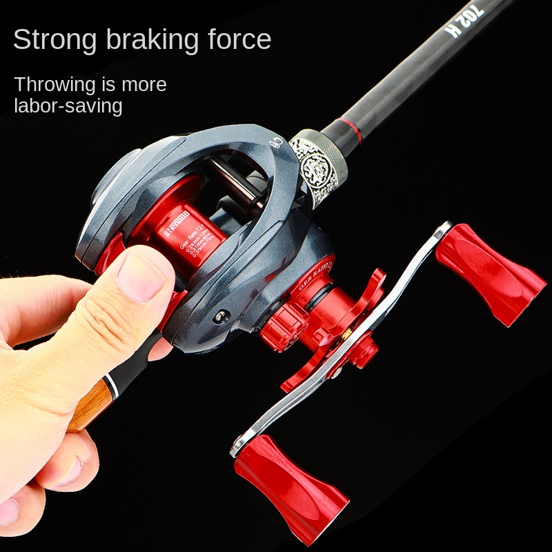 Ultra-light Hard Carbon Heavy lightning Rod 2-Piece 2.4m Remote Drop Wheel Full Set Luya Fishing Rod Set – Fishing Rod – view 5