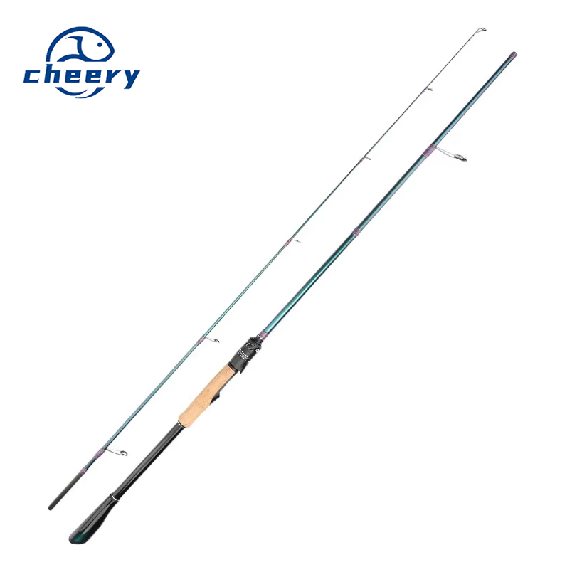 Lanxi Fuji Large Guide Ring Cork Handle Carbon Spinning Fishing Rod-Multi-Length Options for Pond Lake & Stream – Fishing Rod – view 1