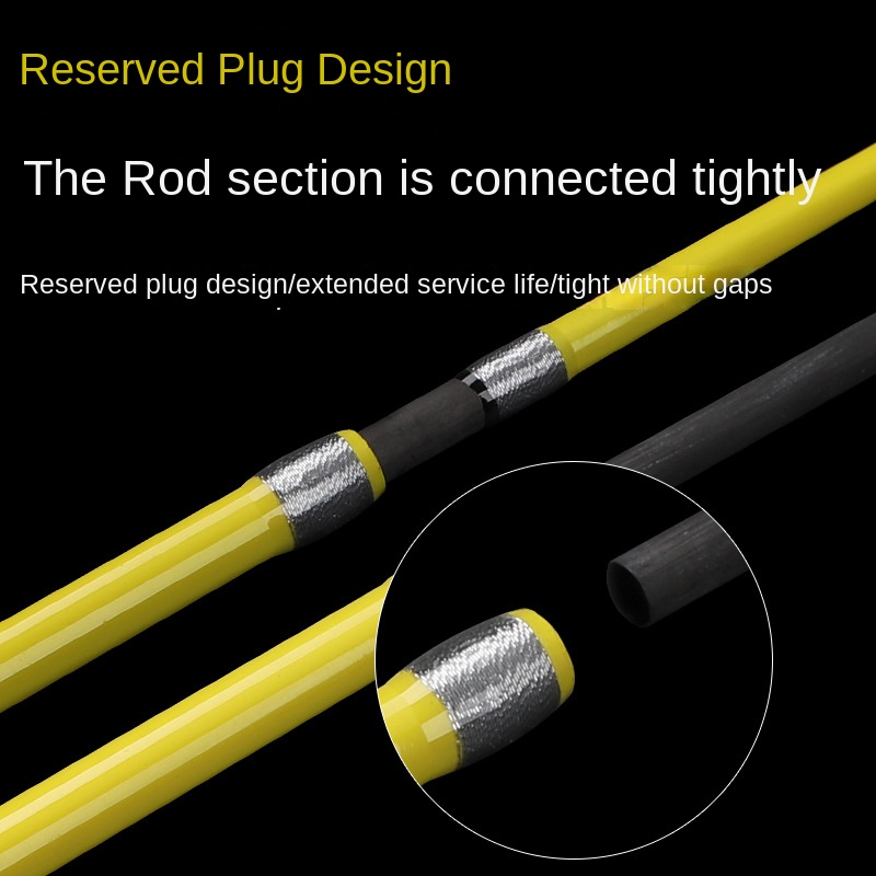 CHEERY Carbon 2-Piece Ginkgo Boat Fishing Rod Fuji Guides for Yellow Gout Octopus Squid Perch Offshore Use No.40 – Fishing Rod – view 4