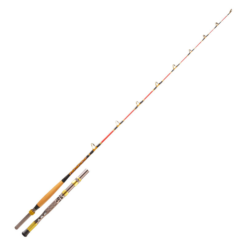 CHEERY Deep Sea Boat Fishing Rod Stainless Steel Iron Plate Towing Anchor Spinning Wheel Set for Saltwater Fish – Fishing Rod – view 4