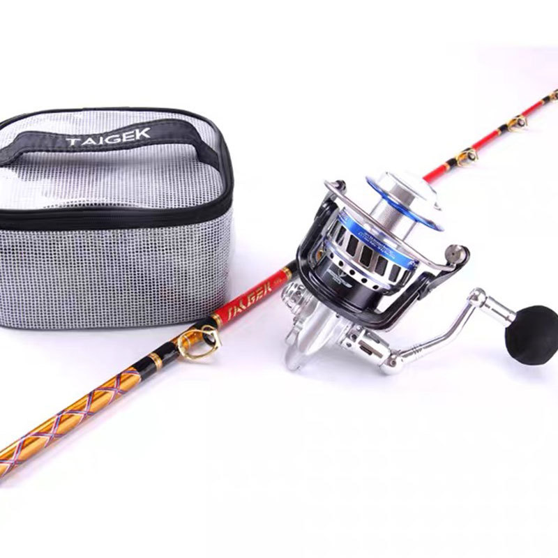 CHEERY Deep Sea Boat Fishing Rod Stainless Steel Iron Plate Towing Anchor Spinning Wheel Set for Saltwater Fish – Fishing Rod – view 2