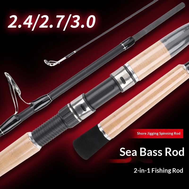 Shore Throwing Carbon Sea Perch & Seabass Rod 2.4/2.7/3.0m MH Action Boat Fishing Rod – Fishing Rod – view 2
