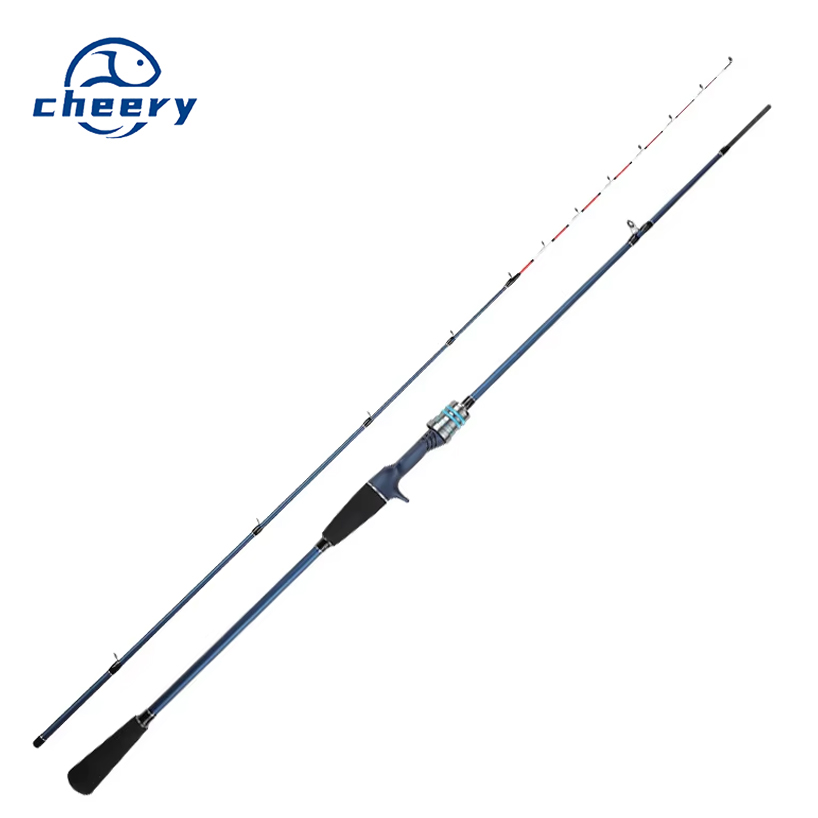CHEERY Fishing Yuan Carbon Squid Rod Titanium Alloy Soft Tune 1.75m 2-Piece Boat Sea Fishing Rod – Fishing Rod – view 1