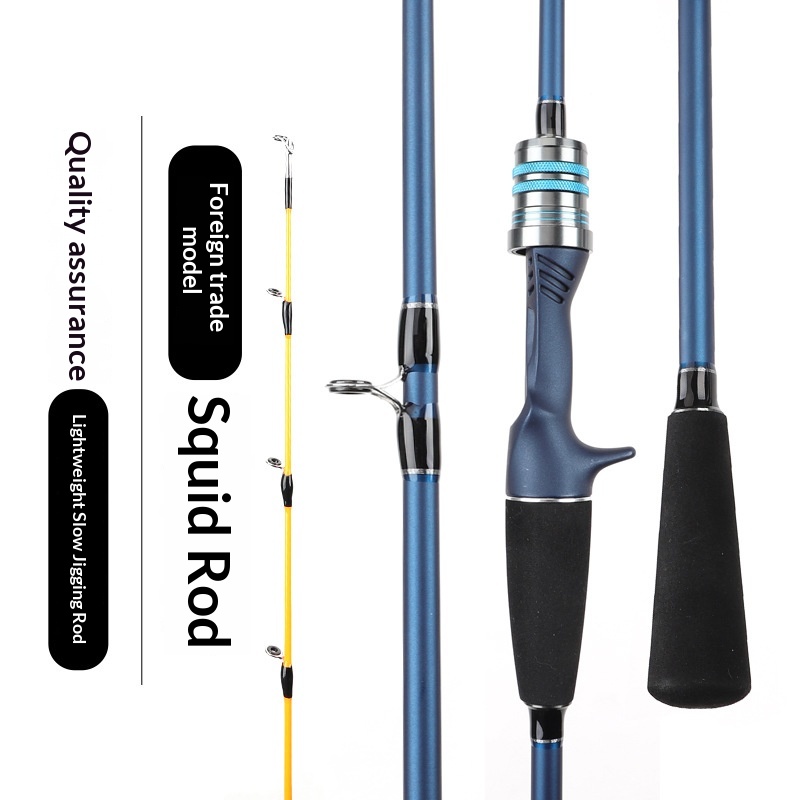 Light Carbon Jigging Squid Toothfish Octopus Sea Fishing Rod with Eight Pods Offshore Boat Use – Fishing Rod – view 2