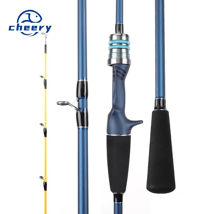 Light Carbon Jigging Squid Toothfish Octopus Sea Fishing Rod with Eight Pods Offshore Boat Use – Fishing Rod – view 1