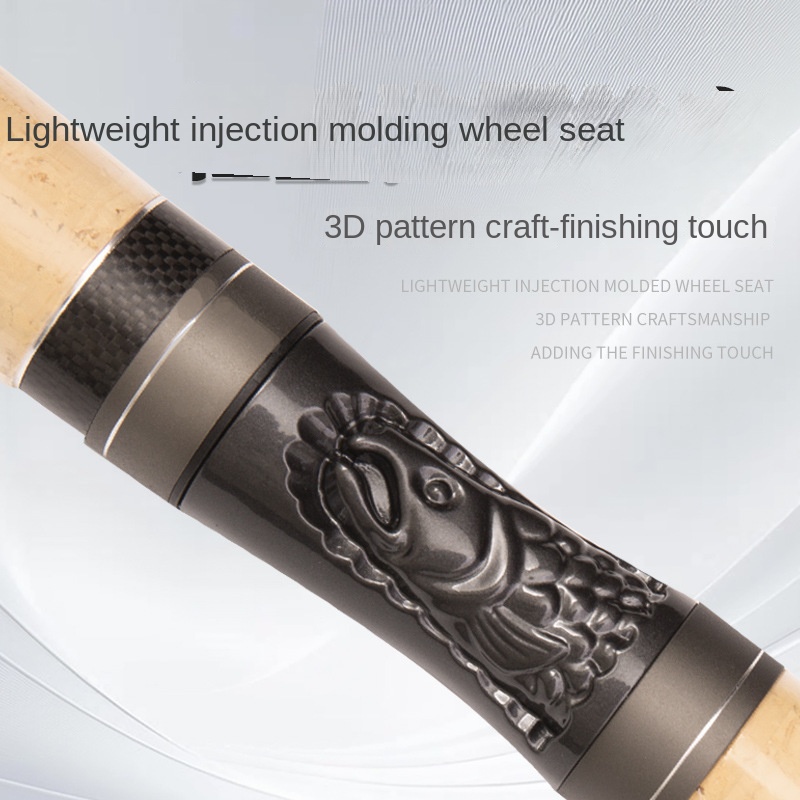CHEERY Demon Hunter Magic Shadow Upgrade Full Fuji Guide Ring O Cork Carbon Micro Horse Mouth Fishing Rod Road Asian Set – Fishing Rod – view 2