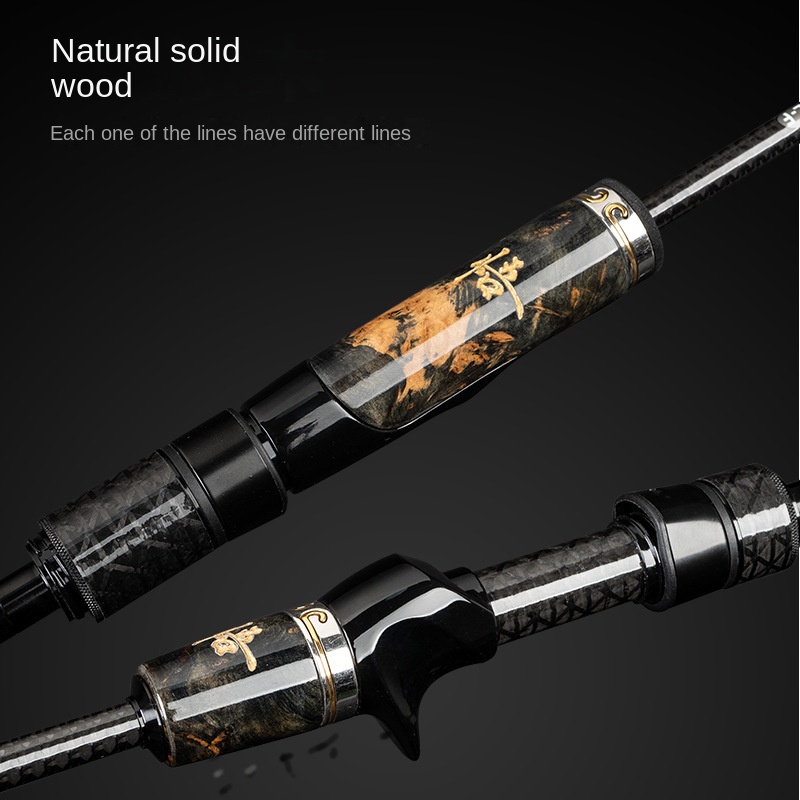 Demon Hunter New Wukong Carbon Micro L Hardness Single Rod Stream Fishing Rod Straight Gun Handles Luya Far Throat Design – Fishing Rod – view 3