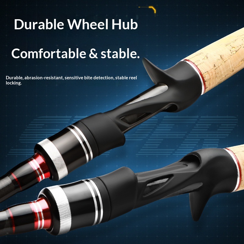 Carbon XXH Light Hard Weight Thunderbolt Rod Black Fishing Rod Remote Drop Wheel Luya Fishing Rod Set Sea Rod 0.3kg – Fishing Rod – view 2
