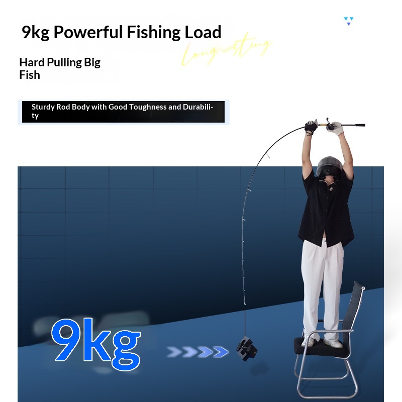 Weihai Super Far Throw High Sense Carbon Luya Rod for Bass/Bambos/Gun Lure Fishing Straight Handle 2.4-3.0m Sizes S/M/H Action – Fishing Rod – view 5