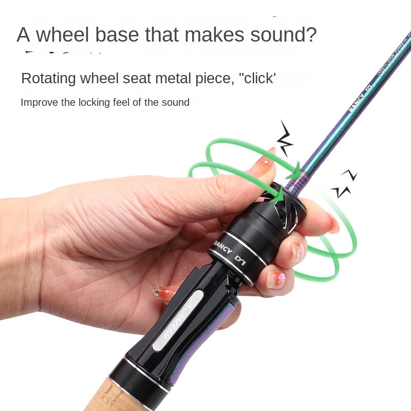 Micro Luya Horse Mouth for Fuji Guide Ring Carbon Single Fishing Rod with Cork Handle White Strip Coil for Lure Fishing – Fishing Rod – view 4