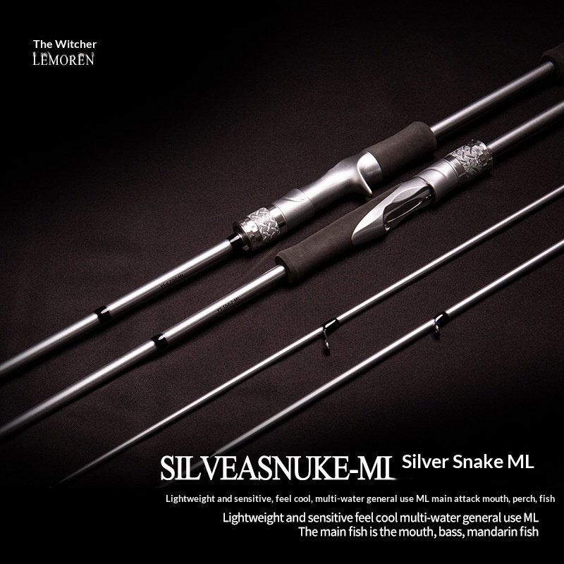Devil Hunter Carbon Silver Snake ML Suit Shore Throwing Far Pan-use Straight Handle Luya Rod Warped Bass Mandarin Fish – Fishing Rod – view 4