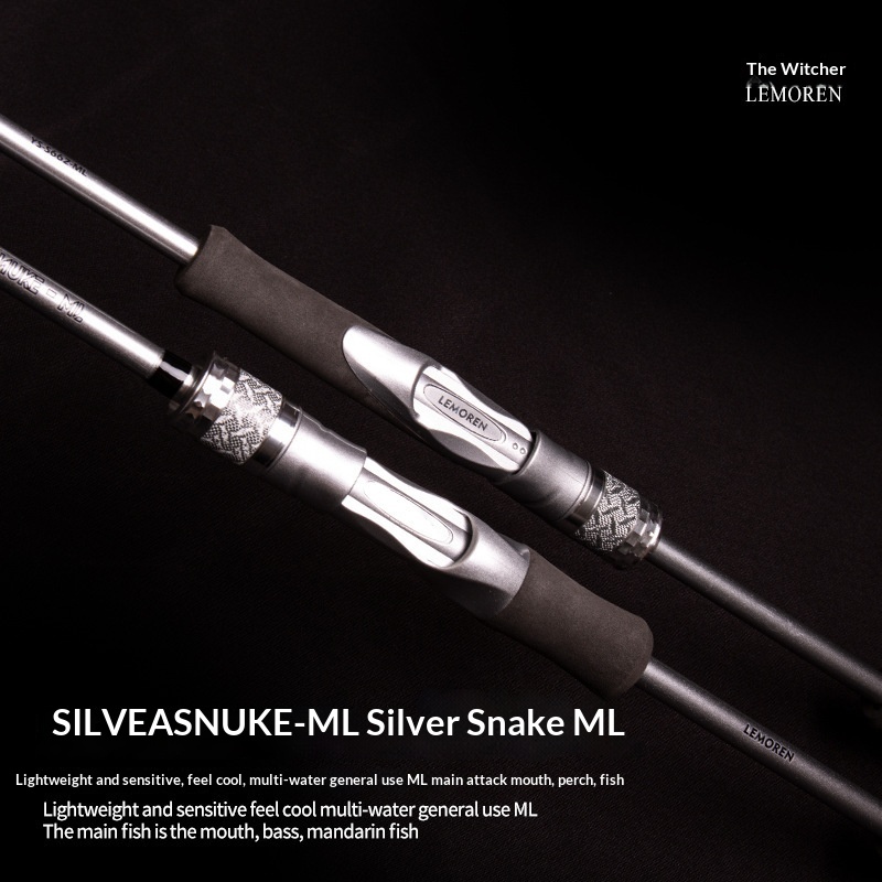 Devil Hunter Carbon Silver Snake ML Suit Shore Throwing Far Pan-use Straight Handle Luya Rod Warped Bass Mandarin Fish – Fishing Rod – view 2
