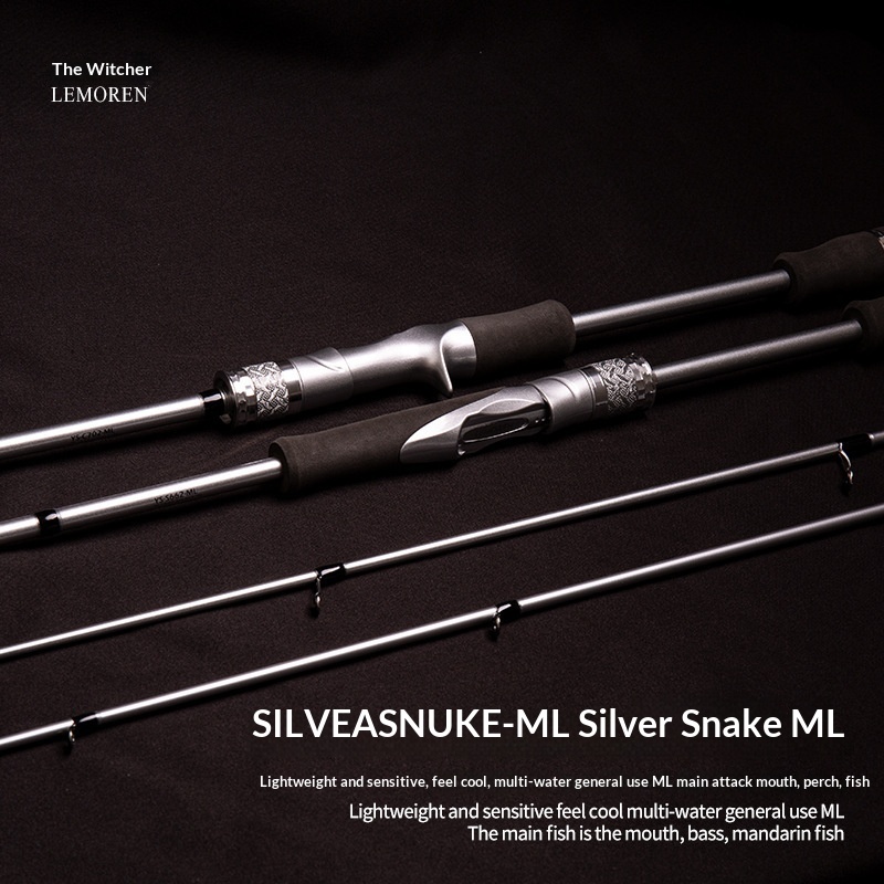 Devil Hunter Carbon Silver Snake ML Suit Shore Throwing Far Pan-use Straight Handle Luya Rod Warped Bass Mandarin Fish – Fishing Rod – view 5