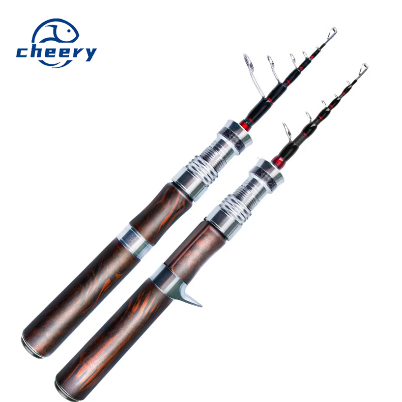 Fishing Fan Qingchuan Carbon Telescopic Travel Rod Soft Tune Action L-adjustable Portable Stream Use Micro-object Lu Fishing Rod – Fishing Rod – view 1