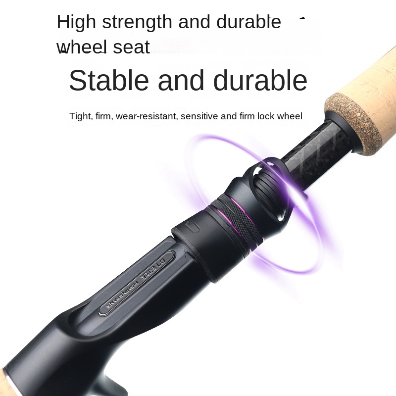 Qing Xiu Lei Qiang Lu Ya Carbon Fishing Rod Fuji a Ring Super Hard XXH Action 2.19-2.28m River Use Remote Throat Cross Border – Fishing Rod – view 3