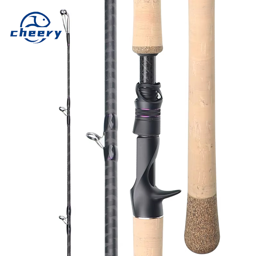 Qing Xiu Lei Qiang Lu Ya Carbon Fishing Rod Fuji a Ring Super Hard XXH Action 2.19-2.28m River Use Remote Throat Cross Border – Fishing Rod – view 1