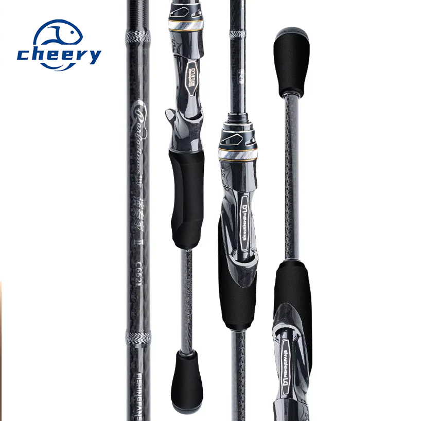 Cheery Fishing Fan Player Universal Lure Rod Long-Distance Throwing Carbon Fishing Rod Fuji SIC Ring Titanium Alloy Fishing – Fishing Rod – view 1
