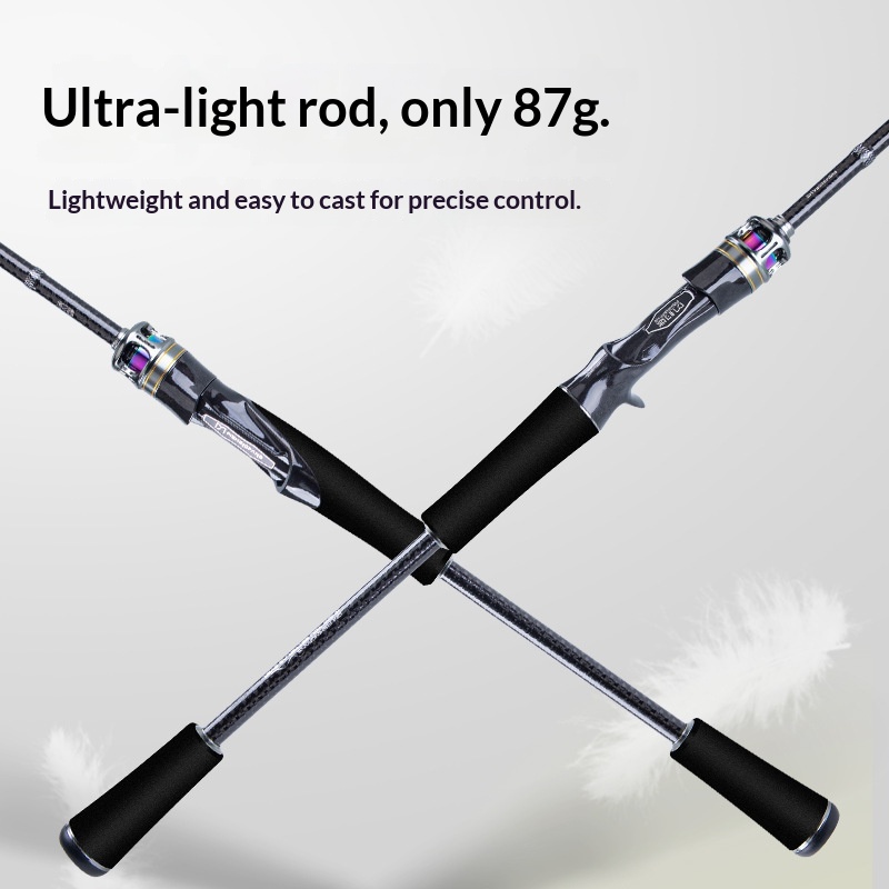 Cheery Fishing Fan Player Universal Lure Rod Long-Distance Throwing Carbon Fishing Rod Fuji SIC Ring Titanium Alloy Fishing – Fishing Rod – view 2