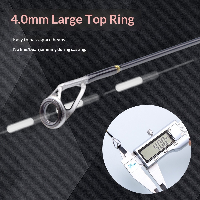 Big Ultra Light Carbon Fishing Road Sliding Rod with Fuji O Ring Guide Spinning Wheel 4.0mm Long Throw Sub-Rod – Fishing Rod – view 3